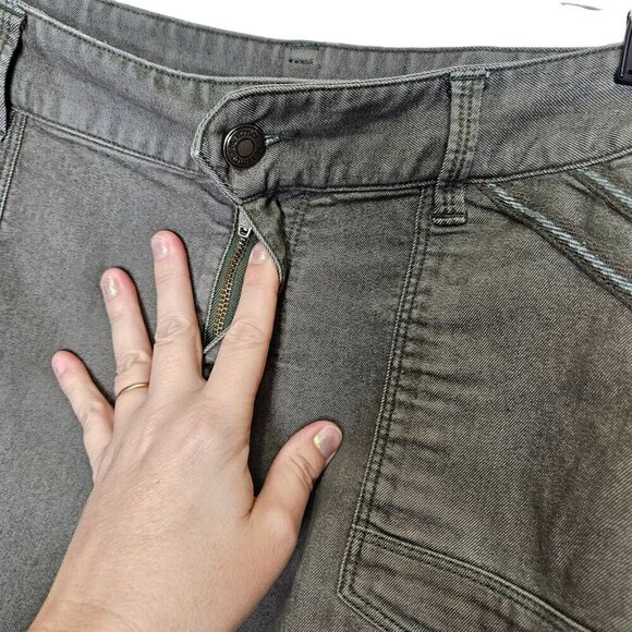 Marmot Women's Size 12 Greenish‎ Casual Pants With Zipper Pockets Flawed - Picture 8 of 15